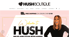 Desktop Screenshot of lovehushboutique.com